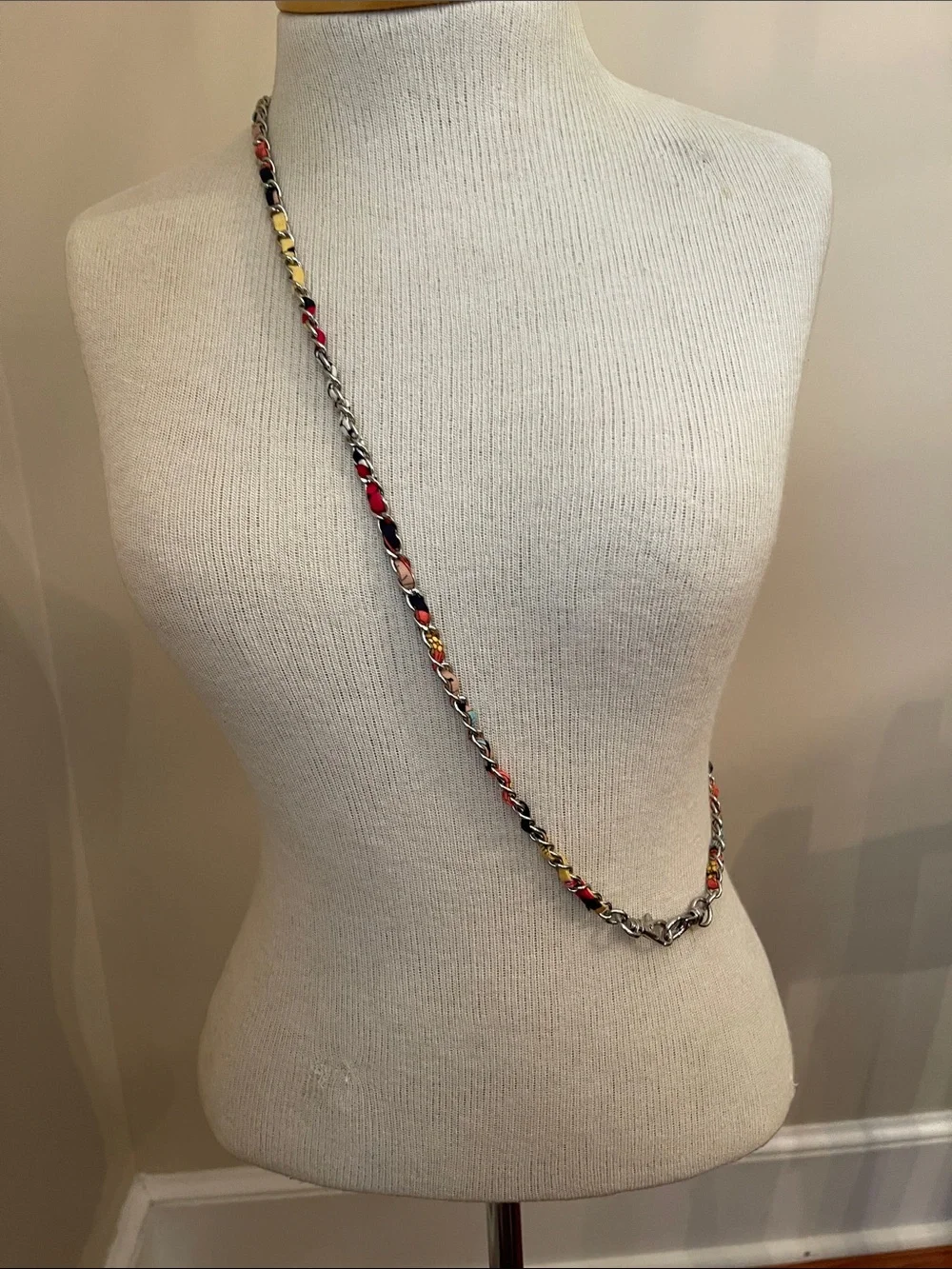 2011 Vera Bradley “ Happy Snails” Replacement Handbag Chain - Multi & Silvertone